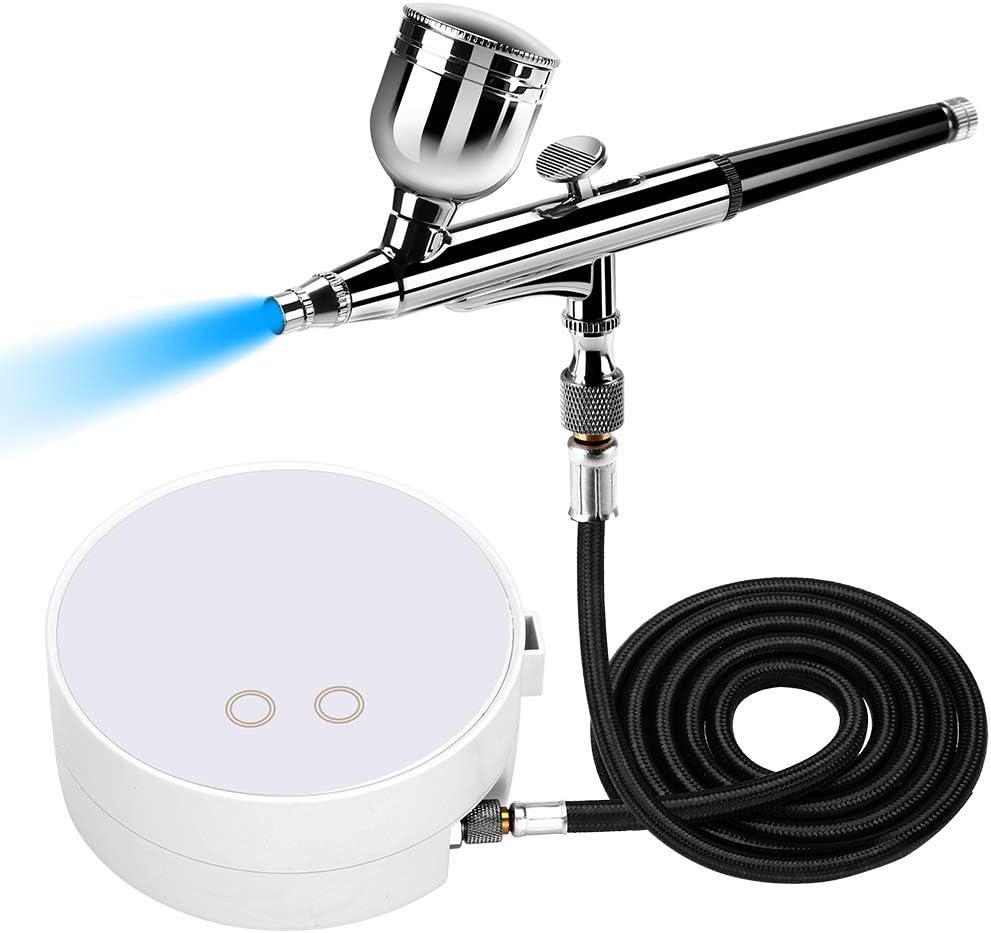 艺术喷枪套装,elikliv 双作用喷枪笔 0.4mm 针 7cc 20cc 40cc 杯空气